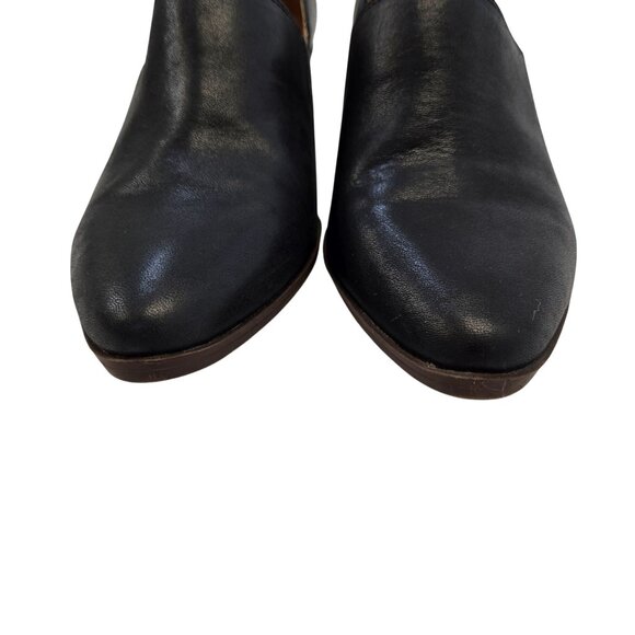 Lucky Brand Morriah Leather Slip On Heeled Loafer Shoes Size 7.5 - Picture 5 of 8